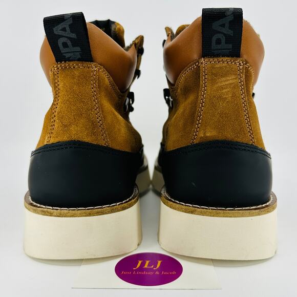 Pajar Men's Yak Cognac Suede Waterproof Lace Up Winter Boots Size 41 EU/8-8.5 US - Picture 6 of 12